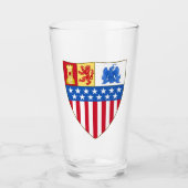 Santa Fe, New Mexico (wapenschild) Glas (Voorkant)