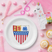 Santa Fe, New Mexico (wapenschild) Papieren Bordje (Feest)