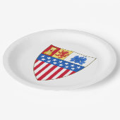 Santa Fe, New Mexico (wapenschild) Papieren Bordje (Gekanteld)