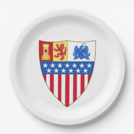 Santa Fe, New Mexico (wapenschild) Papieren Bordje