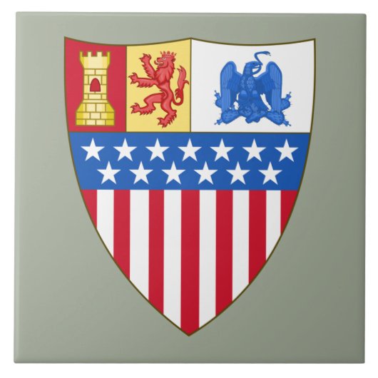 Santa Fe, New Mexico (wapenschild) Tegeltje (Voorkant)