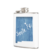 Santa Fe New Mexico Wood Grain Heupfles (Links)