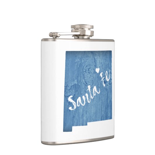 Santa Fe New Mexico Wood Grain Heupfles (Rechts)
