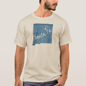 Santa Fe New Mexico Wood Grain T-shirt (Voorkant)