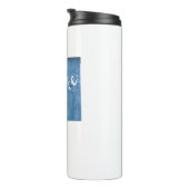 Santa Fe New Mexico Wood Grain Thermosbeker (Geroteerd rechts)