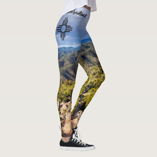 Santa Fe New Mexico Zia Sky Comfortable Leggings (Rechts)
