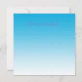 SANTA FE, NIEUWE MEXICO SKYLINE WB1 - SAVE THE DATE (Achterkant)