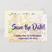 Santa Fe, NM Antieke kaart (Voorkant / Achterkant)