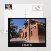 Santa Fe NM-Briefkaart Briefkaart (Voorkant / Achterkant)