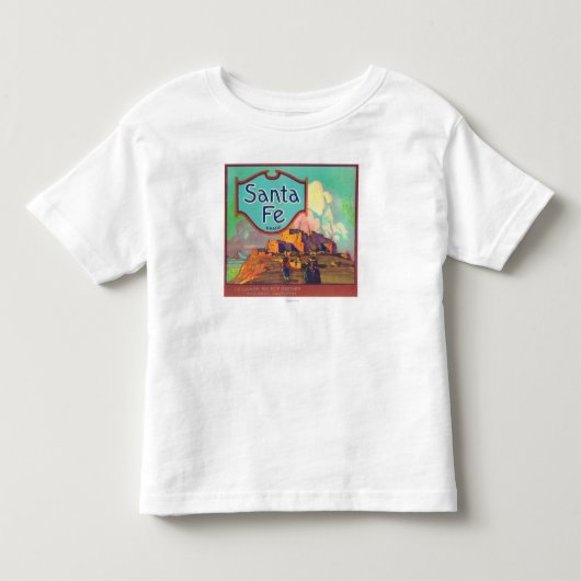 Santa Fe Oranje LabelRedlands, CA Kinder Shirts (Voorkant)
