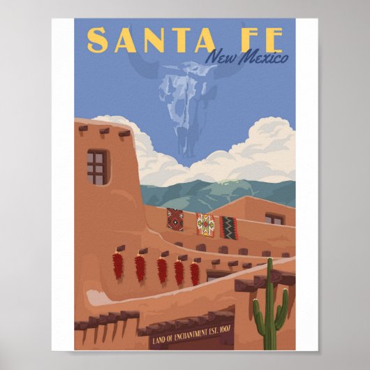 SANTA FE POSTER (Voorkant)