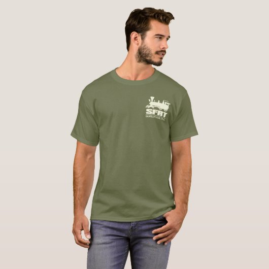 Santa Fe Rail Trail (fietsen c) T-shirt (Voorkant volledig)