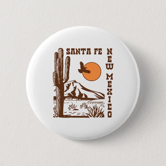 Santa Fe Ronde Button 5,7 Cm (Voorkant)