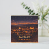 Santa Fe Route 66 Eeuwfeest Reizen Briefpapier (Staand voorkant)