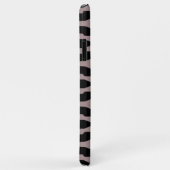 Santa Fe Roze & Zwarte Geometrische Moderne Patroo Case-Mate iPhone Case (Achterkant/rechts)