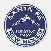 Santa Fe Ski New Mexico Skiing Basin Magneet (Voorkant)
