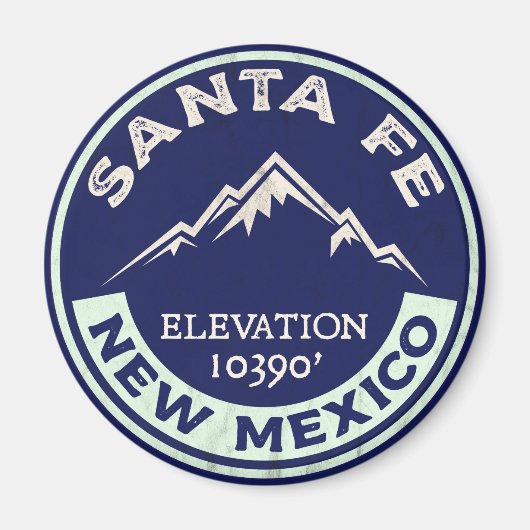 Santa Fe Ski New Mexico Skiing Basin Magneet (Voorkant)