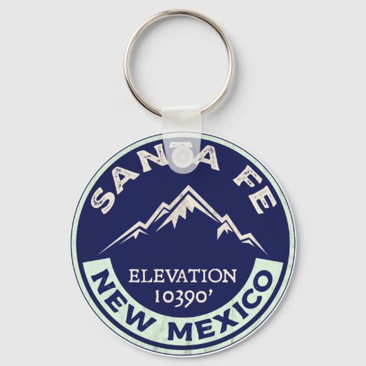 Santa Fe Ski New Mexico Skiing Basin Sleutelhanger (Voorkant)