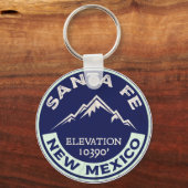 Santa Fe Ski New Mexico Skiing Basin Sleutelhanger (Voorkant)