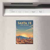 Santa Fe Skyline New Mexico Travel Magneet (Insitu (Vaatwasser))