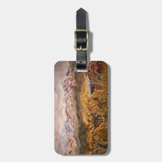 Santa Fe Snow Bagagelabel (Voorkant verticaal)