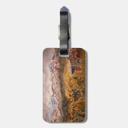 Santa Fe Snow Bagagelabel (Achterkant verticaal)