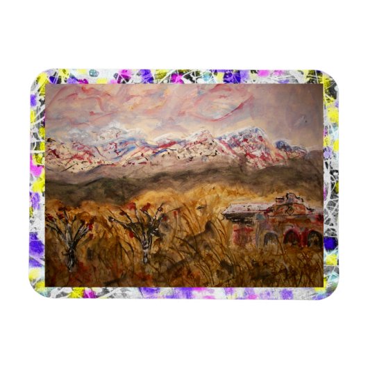 santa fe snow drip magneet (Horizontaal)