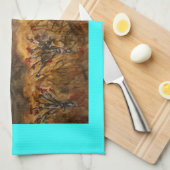 santa fe snow theedoek (Quarter Fold)