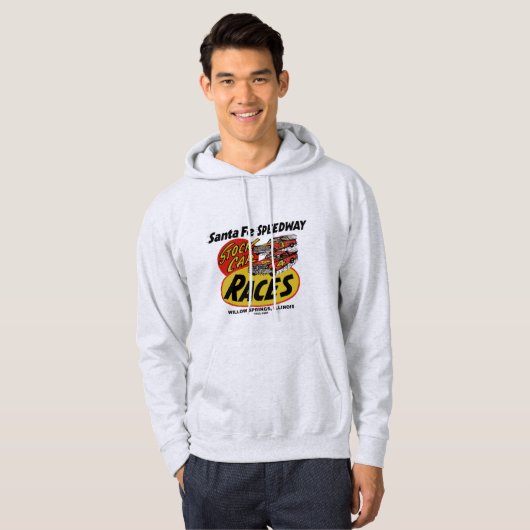 Santa Fe Speedway, Willow Springs, IL 1953-1995 Hoodie (Voorkant volledig)