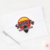 Santa Fe Sun Ronde Sticker (Envelop)