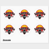 Santa Fe Sun Ronde Sticker (Vel)