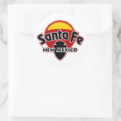 Santa Fe Sun Ronde Sticker (Tas)