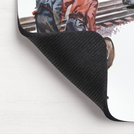 Santa Fe Super Chief Train Mousepad Muismat (Hoek)