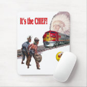 Santa Fe Super Chief Train Mousepad Muismat (Met muis)