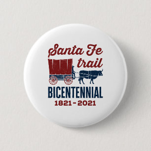 Santa Fe Trail 200 jaar 200 Ronde Button 5,7 Cm