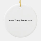 Santa Fe Trail Keramisch Ornament (Achterkant)