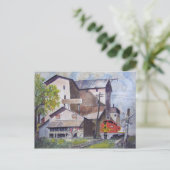 Santa Fe Train Depot-briefkaart Briefkaart (Staand voorkant)