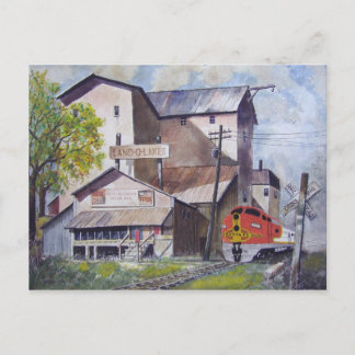 Santa Fe Train Depot-briefkaart Briefkaart