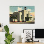 Santa Fe Train Depot, Oklahoma City  Poster (Thuiskantoor)