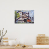 Santa Fe Train Depot-poster Poster (Keuken)