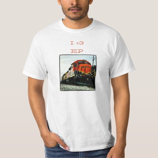 Santa Fe Trains El Paso TX T-shirt (Voorkant)