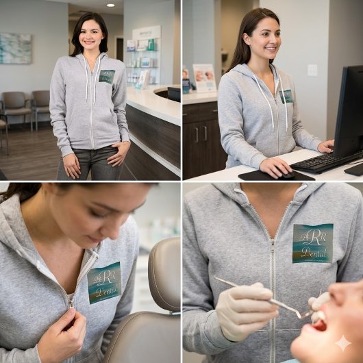 Santa Fe Turquoise Dental Team Uniform Hoodie
