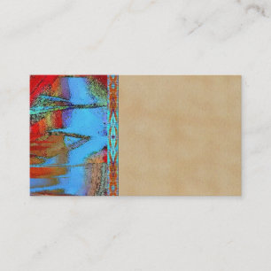 Santa Fe Turquoise Earth Sedona Art visitekaartjes