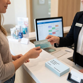 Santa Fe Turquoise Tandarts Afspraakkaart Afsprakenkaartje