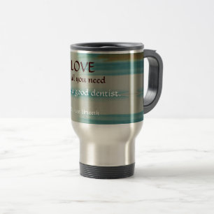 Santa Fe Turquoise Tandenarts Personeel Waardering Reisbeker