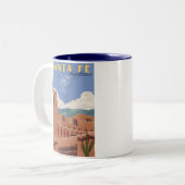 SANTA FE TWEEKLEURIGE KOFFIEMOK (Voorkant links)