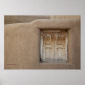 Santa Fe-venster Poster (Voorkant)