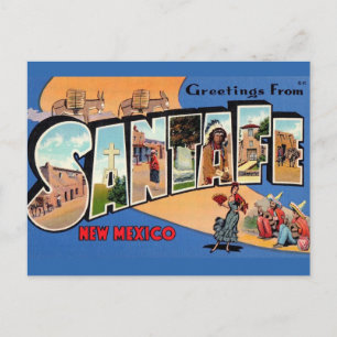 Santa Fe Vintage Briefkaart