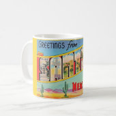 Santa Fe Vintage Groet Koffiemok (Voorkant links)