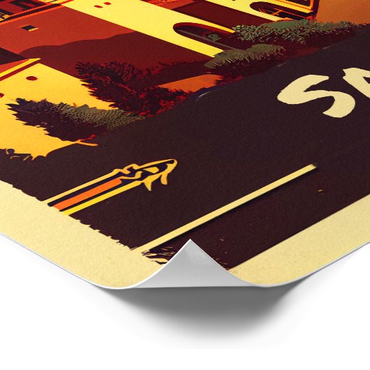 Santa Fe Vintage Poster (Hoek)